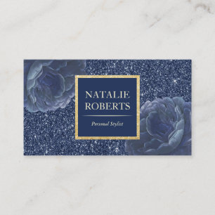 Makeup Artist Hair Salon marine Floral Visitekaartje