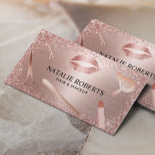 Makeup Artist Hair Salon Roos Gold Benoeming Afsprakenkaartje