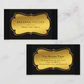 Makeup Artist Hair Stylist Funky Silver Glitter Visitekaartje (Voorkant / Achterkant)