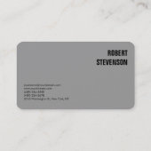 Makeup Artist Hair Stylist klassiek minimalistisch Visitekaartje (Achterkant)