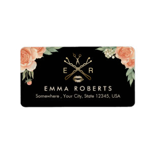 Makeup Artist Hair Stylist Salon  Floral Etiket