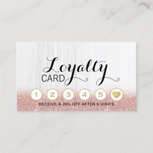 Makeup Artist Hair Stylist Salon Roos Gold Loyalty (Voorkant)