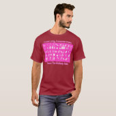 Makeup Artist I Like Long Romantic Walks Down T-shirt (Voorkant volledig)
