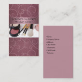 Makeup Artist II Professional Cosmetoloog Visitekaartje (Voorkant / Achterkant)