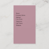 Makeup Artist II Professional Cosmetoloog Visitekaartje (Achterkant)