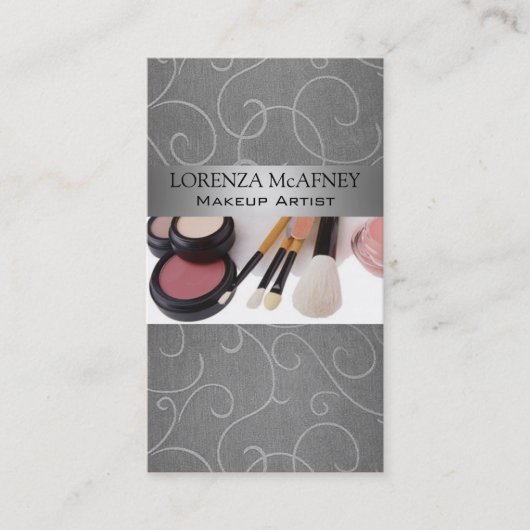 Makeup Artist II Professional Cosmetoloog Visitekaartje (Voorkant)