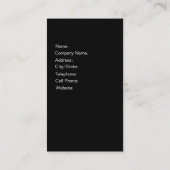 Makeup Artist III Professional Cosmetology Leopard Visitekaartje (Achterkant)