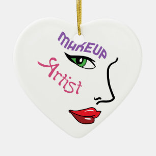 Makeup Artist Keramisch Ornament
