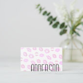 Makeup Artist/Kiss Visitekaartje (Staand voorkant)