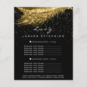 Makeup Artist Lash Black 2 pagina's Prijslijst Gol Flyer