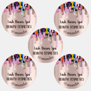 Makeup Artist Lash breekt aangepaste Logo nagels Labels