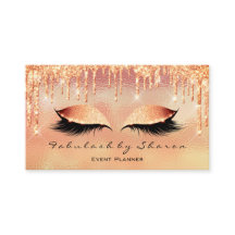 Makeup Artist Lash Eye Glitter Drijft koraal metaa