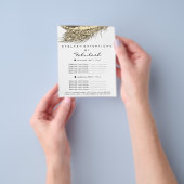 Makeup Artist Lash Gold White Flyer 1 paginaprijze (Hand)