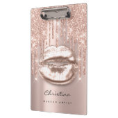 Makeup Artist Lash Spark Event Planner Kiss Lips Klembord (Links)