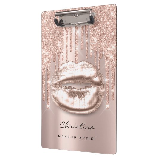 Makeup Artist Lash Spark Event Planner Kiss Lips Klembord (Links)