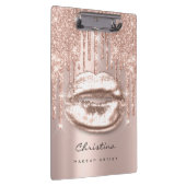 Makeup Artist Lash Spark Event Planner Kiss Lips Klembord (Rechts)