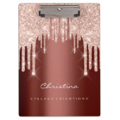 Makeup Artist Lash Spark Event Planner Roos Brown Klembord (Voorkant)