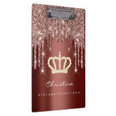 Makeup Artist Lash Spark Event Planner Roos Crown Klembord (Rechts)