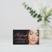 Makeup Artist Lashes Beauty Cosmetology Salon Visitekaartje (Staand voorkant)