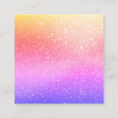 Makeup Artist Lashes Buagie Dall Classy Vierkante Visitekaartje (Achterkant)