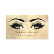 Makeup Artist Lashes Extension Appointment Card