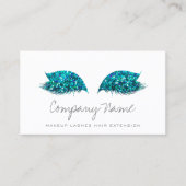 Makeup Artist Lashes Extension Ocean White Afsprakenkaartje (Voorkant)