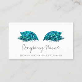 Makeup Artist Lashes Extension Ocean White Afsprakenkaartje