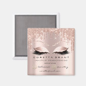 Makeup Artist Lashes Extension Roos Drip Mail Phon Magneet (Voorkant / Achterkant)