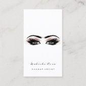 Makeup Artist Lashes Glitter Eyebrows Roos Eyes Visitekaartje (Voorkant)