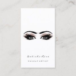 Makeup Artist Lashes Glitter Eyebrows Roos Eyes Visitekaartje