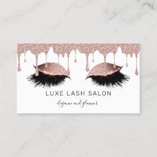 Makeup Artist Lashes Glitter Visitekaartje