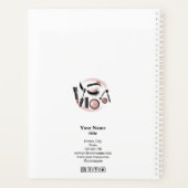 Makeup Artist Lashes Mascara Roos Gold Planner (Achterkant)