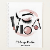 Makeup Artist Lashes Mascara Roos Gold Planner (Voorkant)