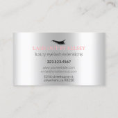 Makeup Artist Lashes Platinum Pink Glitter + Drive Visitekaartje (Achterkant)