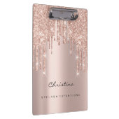 Makeup Artist Lashes Roos Gold van de Gebeurtenis  Klembord (Rechts)