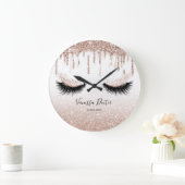 Makeup Artist Lashes Spark Drips Rose Gold Grote Klok (Huis)