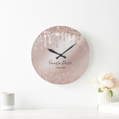 Makeup Artist Lashes Spark Drips Rose Gold Grote Klok (Huis)