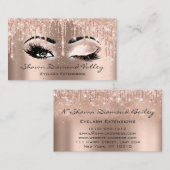 Makeup Artist Lashes Strijdt open EYE CLOSED Confe Visitekaartje (Voorkant / Achterkant)