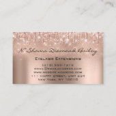 Makeup Artist Lashes Strijdt open EYE CLOSED Confe Visitekaartje (Achterkant)