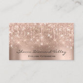 Makeup Artist Lashes Tropfen Roos Blush Powder Visitekaartje (Voorkant)