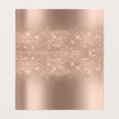 Makeup Artist Lashes Tropfen Rose Blush Confetti Visitekaartje (Binnenkant ongevouwen)