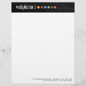 Makeup Artist Letterhead Persoonlijk Briefhoofd (Voorkant)