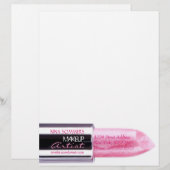 Makeup Artist Letterhead Persoonlijk Briefhoofd (Voorkant / Achterkant)