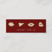 Makeup Artist Licht Zuster Cosmetische Injector Qr Mini Visitekaartje (Voorkant)