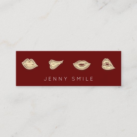 Makeup Artist Licht Zuster Cosmetische Injector Qr Mini Visitekaartje (Voorkant)