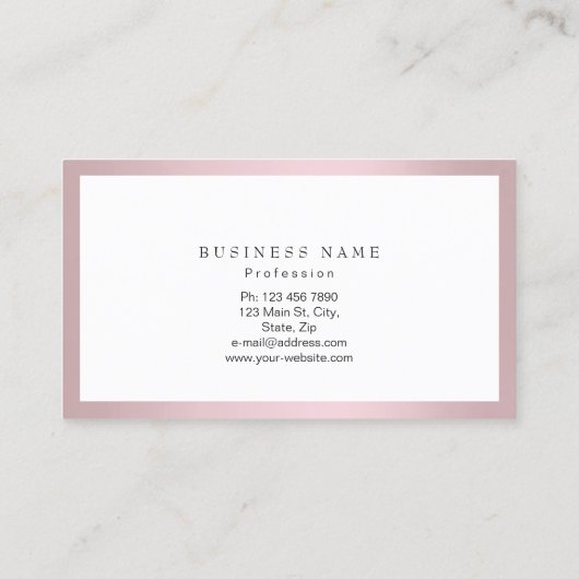 Makeup Artist Lijst Glitter Eye Lashes Roze Visitekaartje (Achterkant)