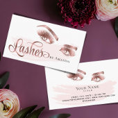 Makeup Artist Long Lashes Eyebrow Eyes Lash Brows Visitekaartje