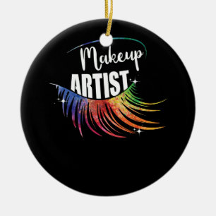 Makeup Artist Makeup Lover Eyelash Keramisch Ornament