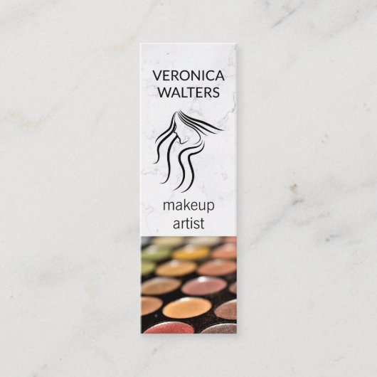 Makeup Artist | Makeup Palette | Beauticien Mini Visitekaartje (Voorkant)