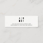 Makeup Artist | Makeup Palette | Beauticien Mini Visitekaartje (Achterkant)